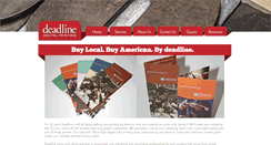 Desktop Screenshot of printingbydeadline.com